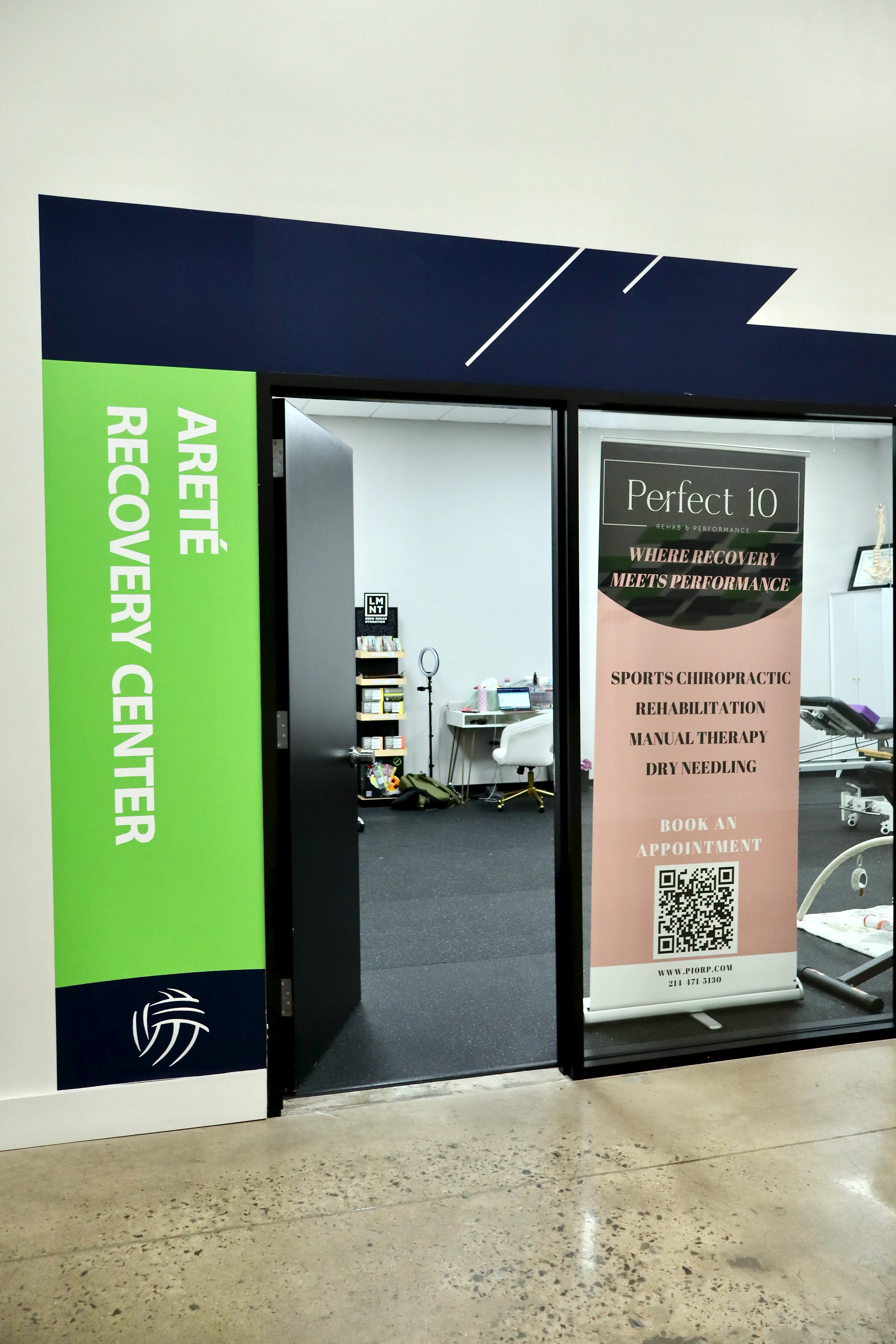 Entrance to the Areté Recovery Center