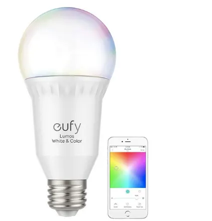 Eufy Lumos Smart Bulb White and Color – $24.99